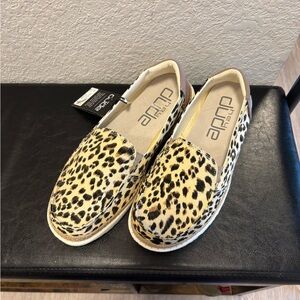 Hey Dude Animal Print Slip-On Shoes